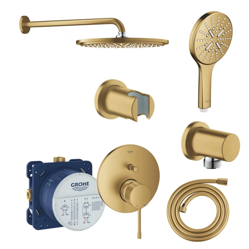 Вграден комплект Grohe Essence - brushed cool sunrise