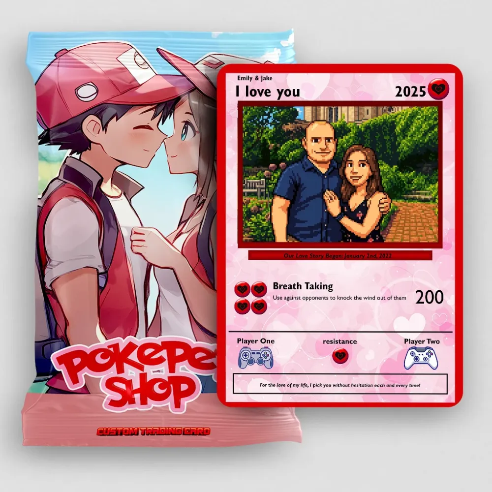 Anniversary Card - Build Your Custom Pixel Art