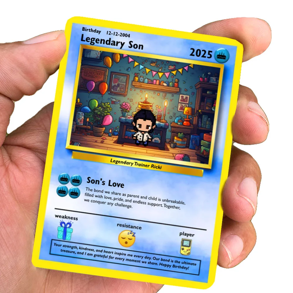 Son Birthday Card - Build Your Own