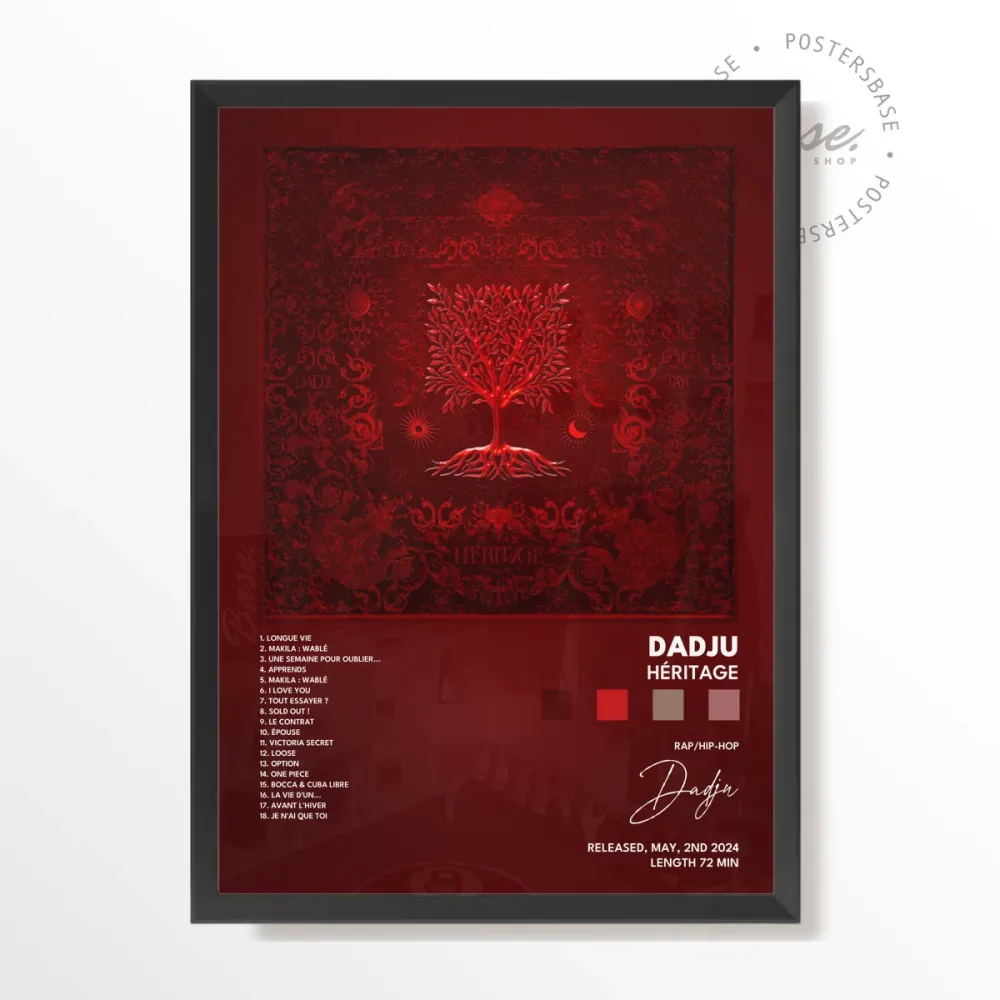 dadju HÉRITAGE poster | Wall Art Decor With
