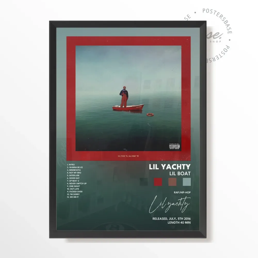 Premium Gallery Quality lil yachty Lil Boat poster With