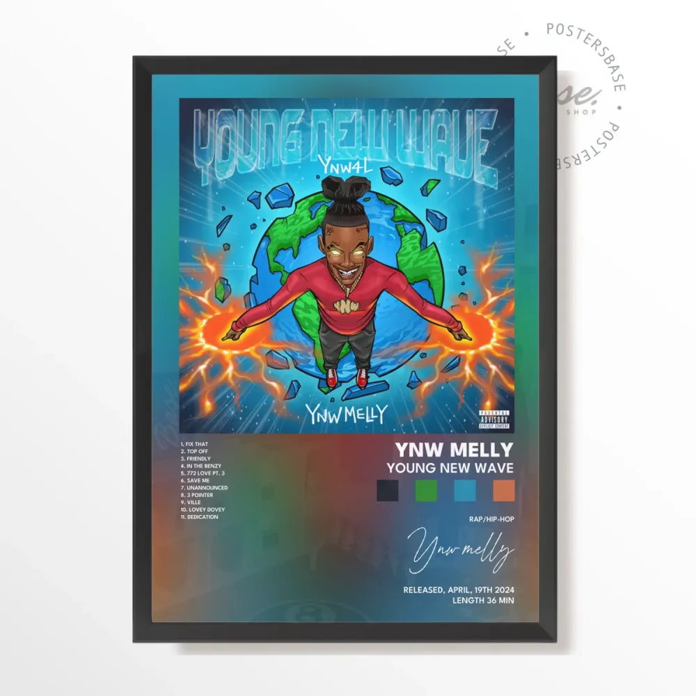 Premium Gallery Quality ynw melly Young New Wave poster With