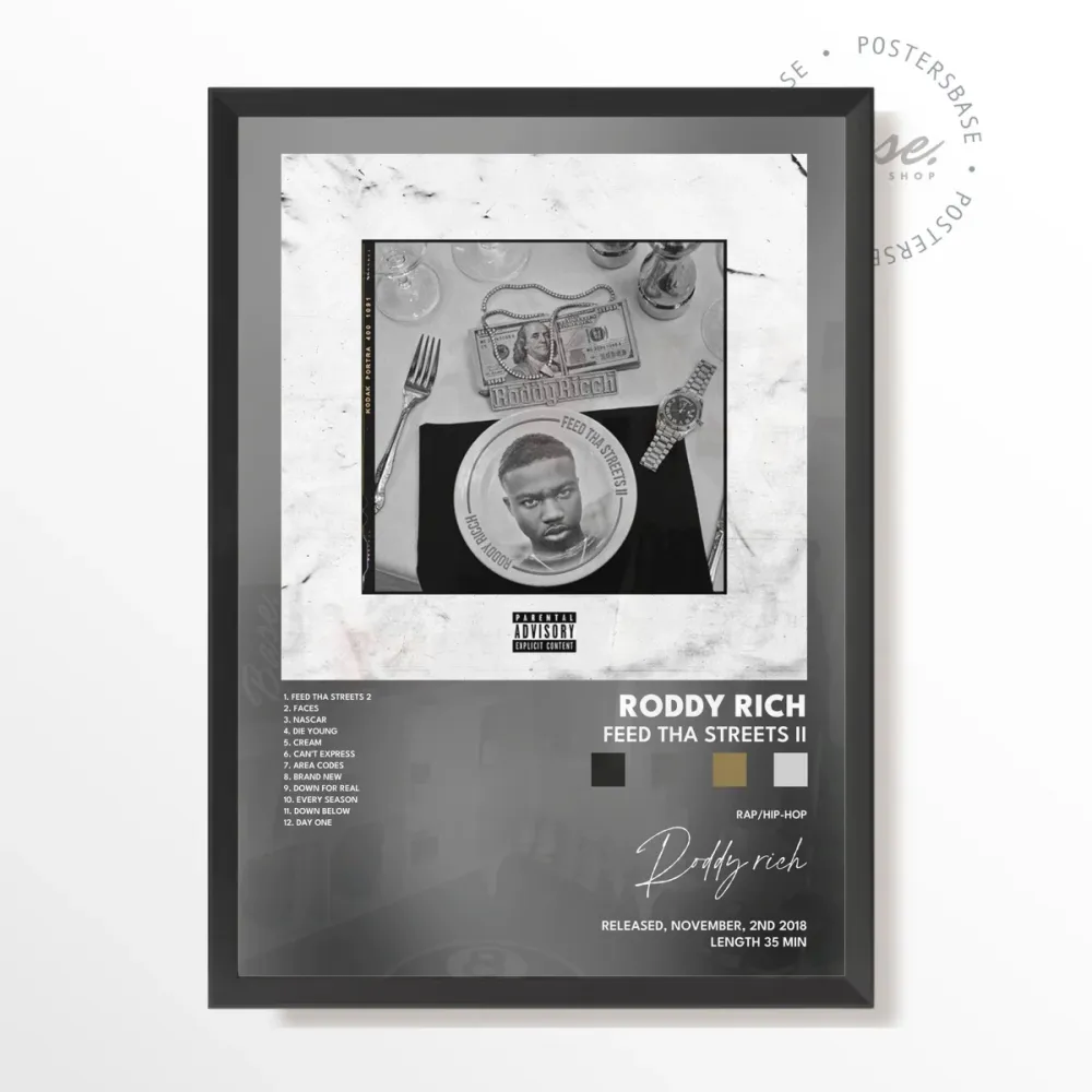roddy rich Feed Tha Streets II poster With