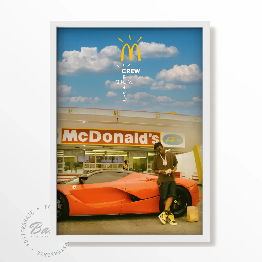 Vintage Style Travis Scott x McDonald's With