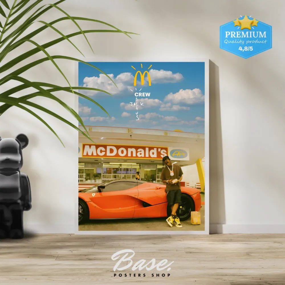 Vintage Style Travis Scott x McDonald's With