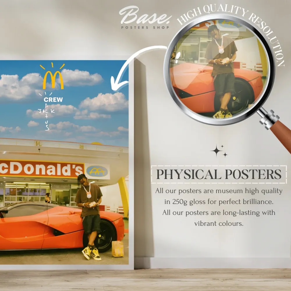 Vintage Style Travis Scott x McDonald's With