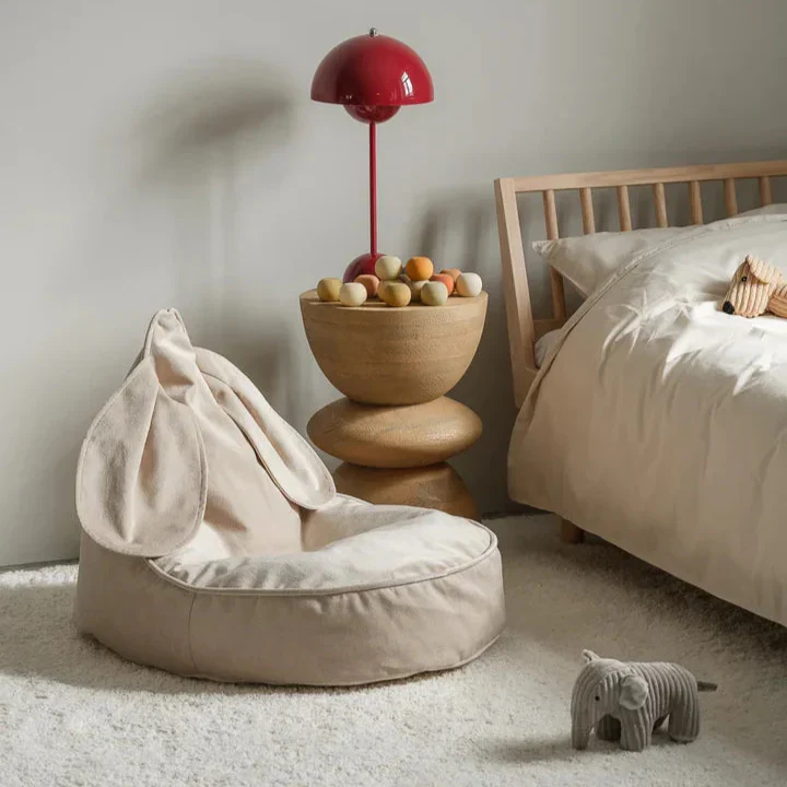 Wigiwama Детски пуф Dusty Beige Bunny