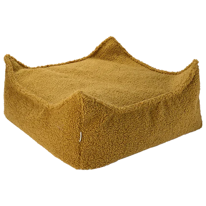 Wigiwama Square Baby Pouffe Ottoman Maple