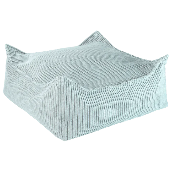 Wigiwama Square Baby Pouffe Ottoman Peppermint Green