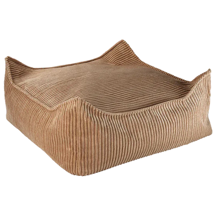 Wigiwama Square Baby Pouffe Ottoman Toffee