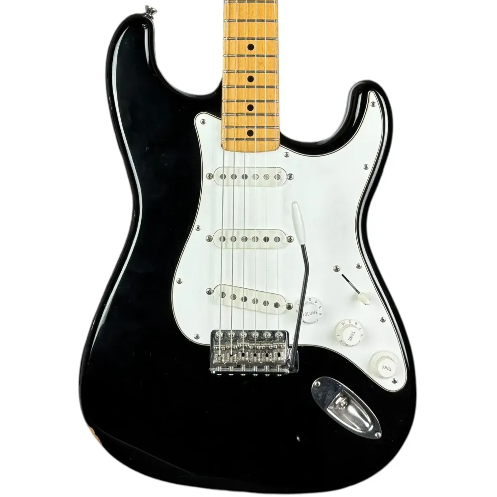 Fender Japan Standard Stratocaster 1988-1989 - Модифициран - Черен