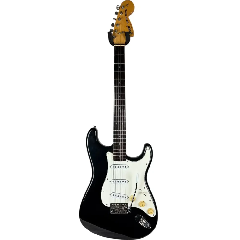 Greco Super Sounds Stratocaster 1977 - Черен
