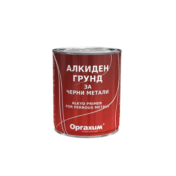 Алкиден грунд за черни метали 25кг оксиден червен