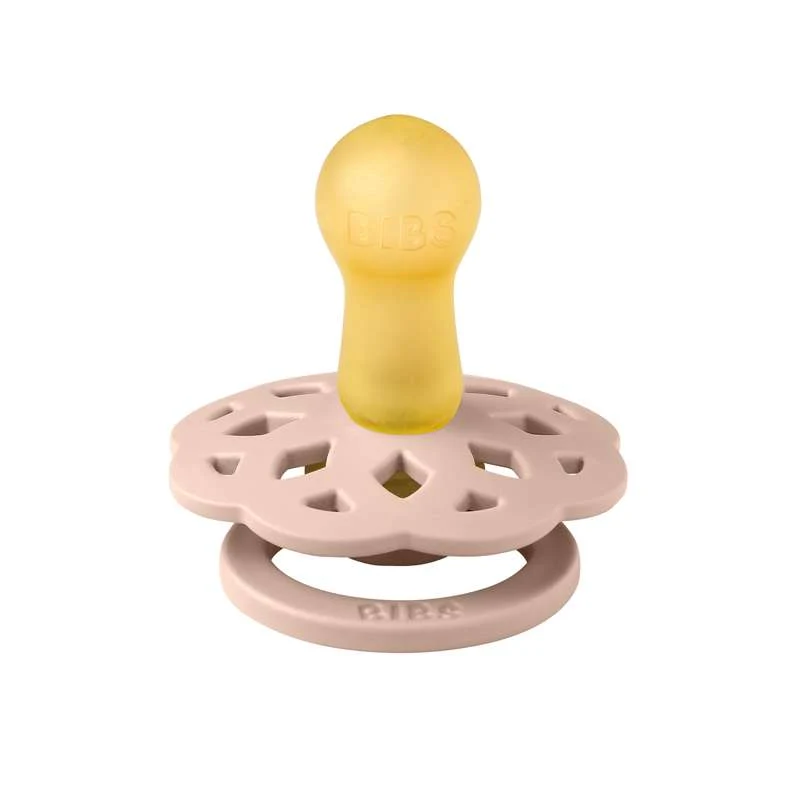 Bibs Boheme Pacifier - sz. 2 - natural rubberized - Blush
