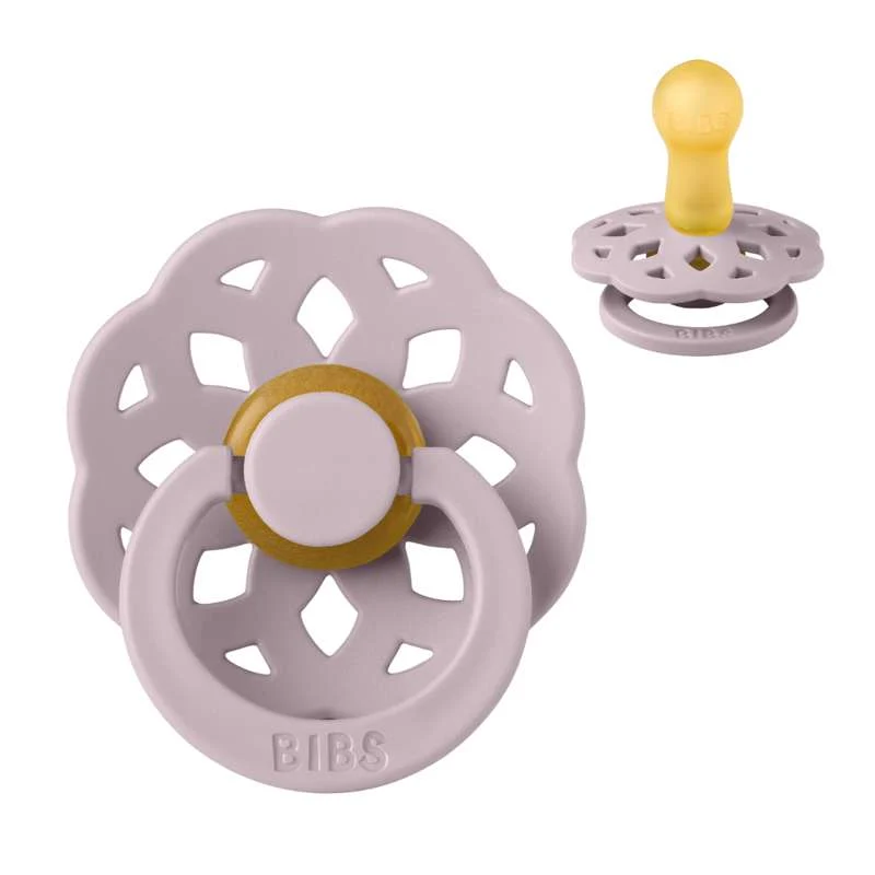 Bibs Boheme Pacifier - sz. 2 - natural tpr - Dusky Lilac