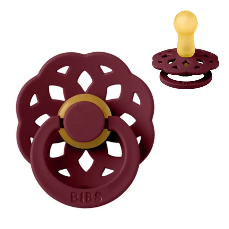 Bibs Boheme Pacifier - sz. 2 - natural tpr - Elderberry