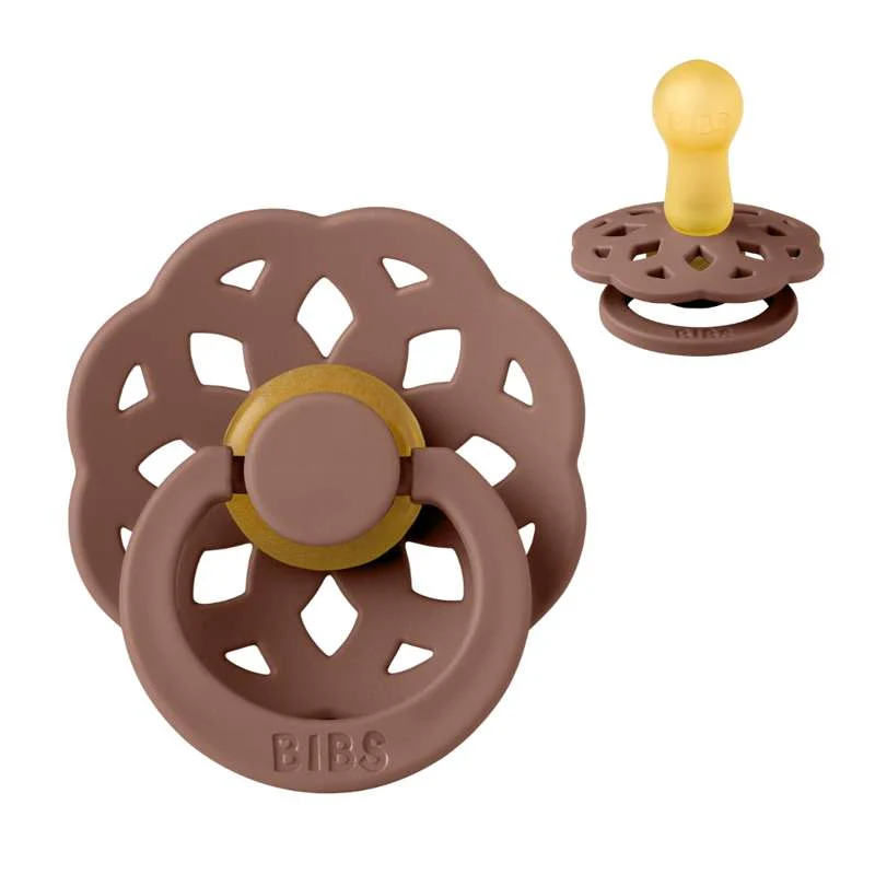 Bibs Boheme Pacifier - sz. 2 - natural tpr - Woodchuck