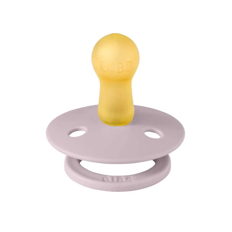 Bibs Round Colour Pacifier - sz. 2 - natural rubberized - Dusk Lilac