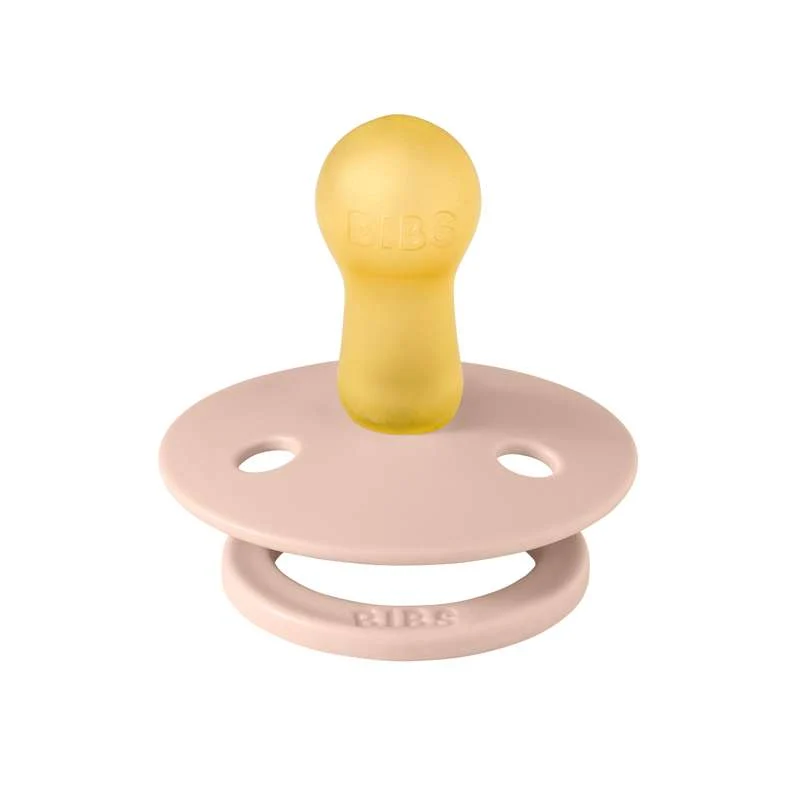 Bibs Round Colour Pacifier - sz. 2 - natural tpr - Studio - Ladybug - Blush