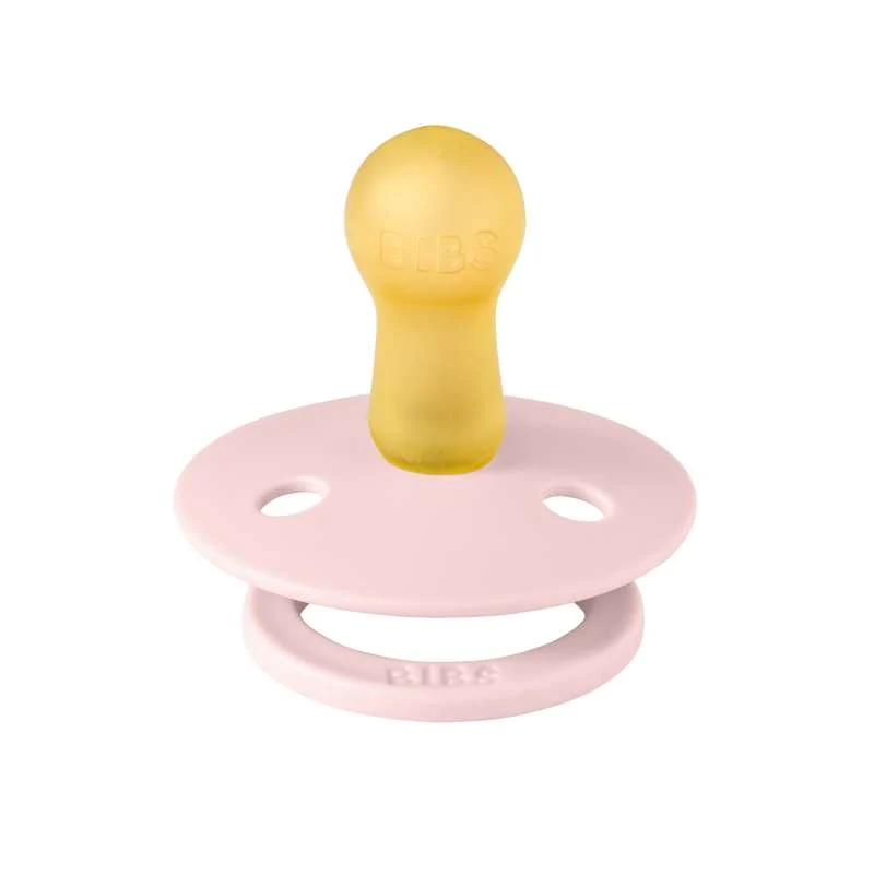 Bibs Round Colour Pacifier - sz. 2 - natural tpr - Blossom