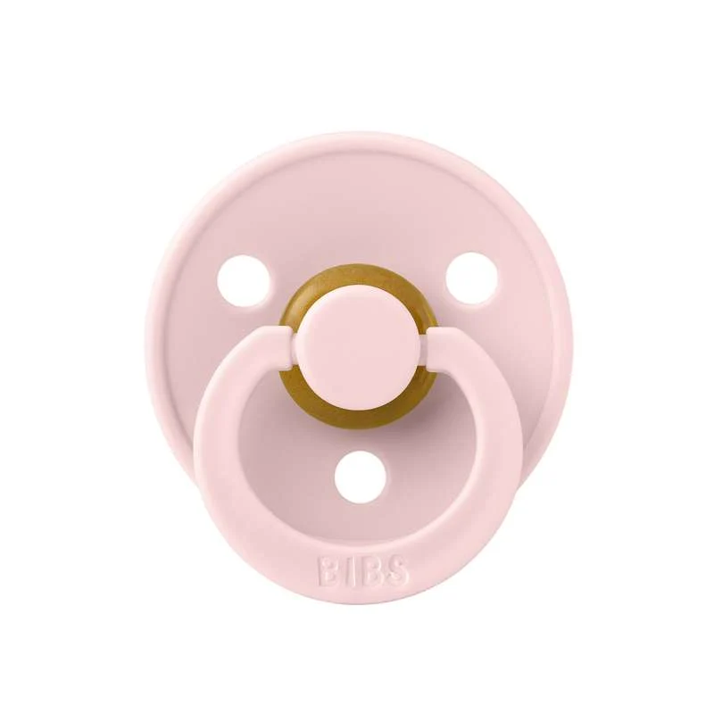 Bibs Round Colour Pacifier - sz. 2 - natural tpr - Blossom