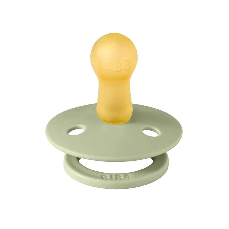 Bibs Round Colour Pacifier - sz. 2 - natural tpr - Studio - Ladybug - Sage