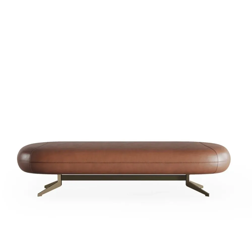 Пейка Bon Bon с естествена кожа, размер 165х42х60см