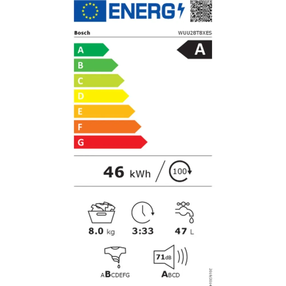 Перална машина BOSCH WUU28T8XES