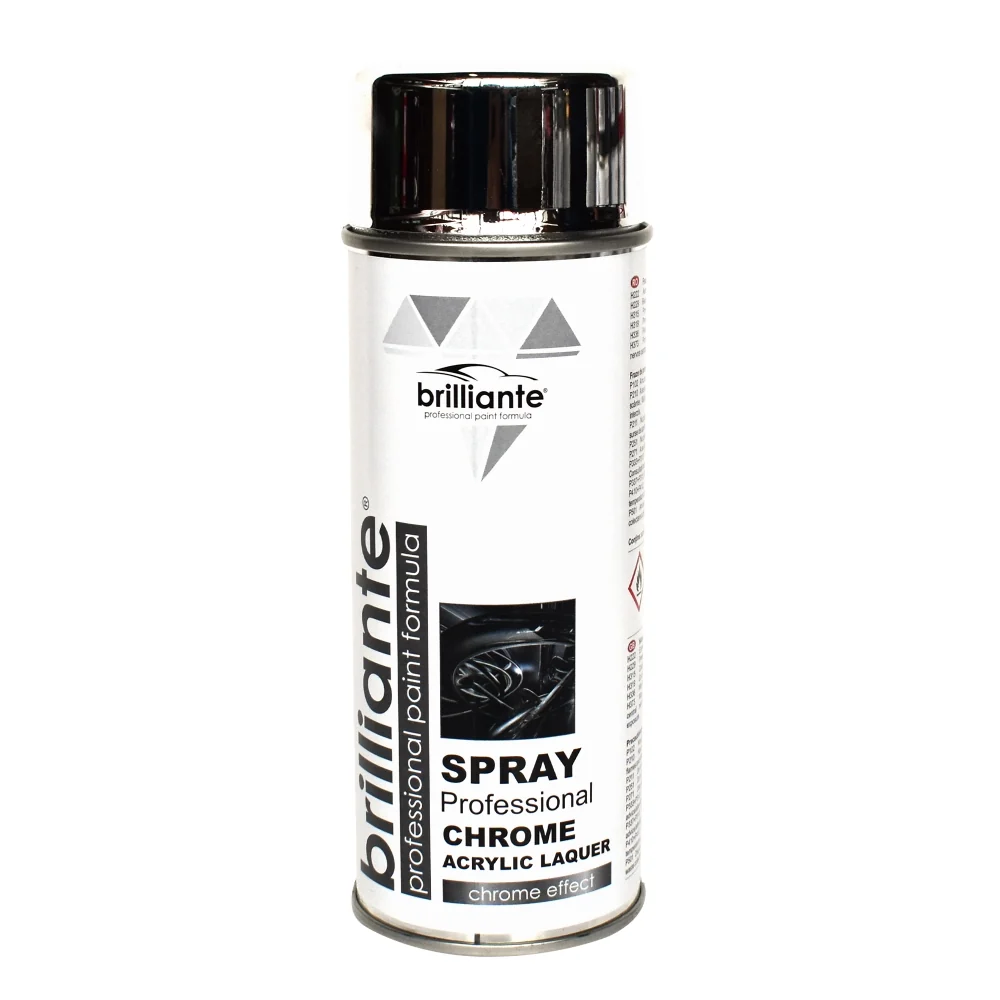 Хром акрилен лак Brilliante, сребрист, 400 мл