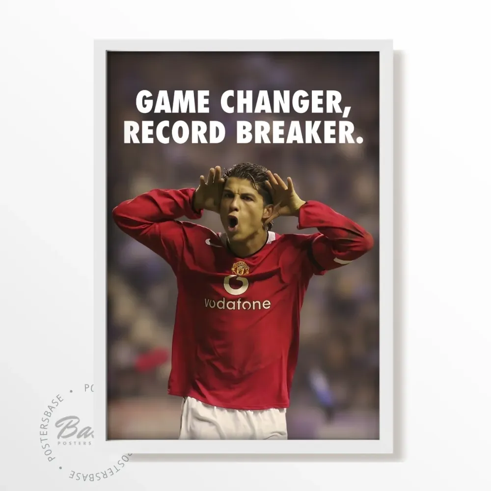 Cristiano Ronaldo 'Record Breaker' | Includes High-Quality Prints With