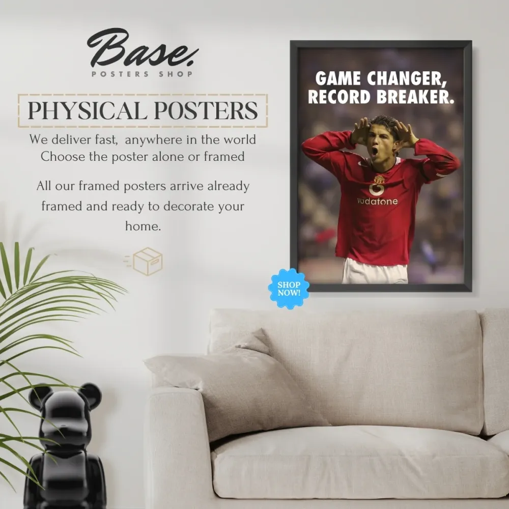 Cristiano Ronaldo 'Record Breaker' | Includes High-Quality Prints With