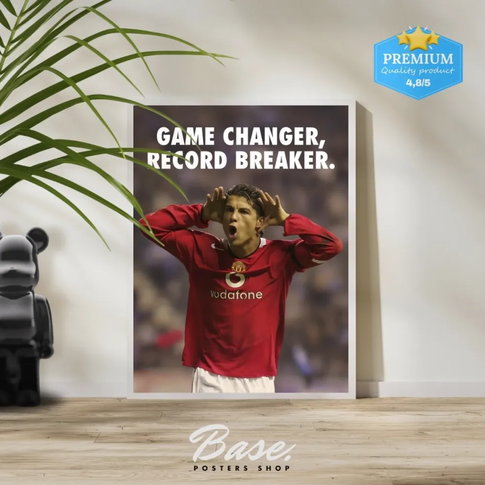 Cristiano Ronaldo 'Record Breaker' | Includes High-Quality Prints With