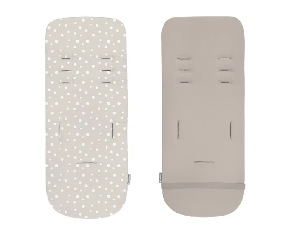 Мемори подложка за количка Dots Beige
