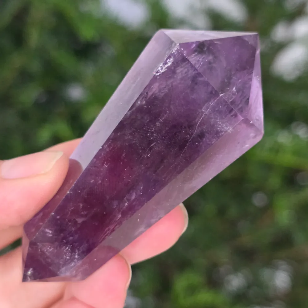 Double Point Amethyst AA от Бразилия | Модел 18