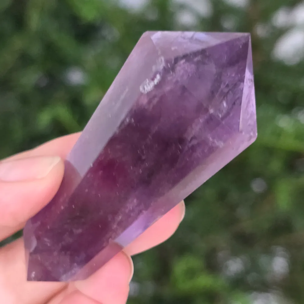 Double Point Amethyst AA от Бразилия | Модел 18