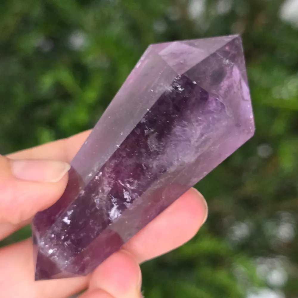 Double Point Amethyst AA от Бразилия | Модел 18