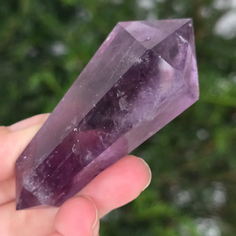 Double Point Amethyst AA от Бразилия | Модел 18