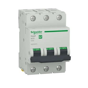 Автоматичен прекъсвач, Easy 9, 3P, 16 , крива С, 6000 Schneider Electric