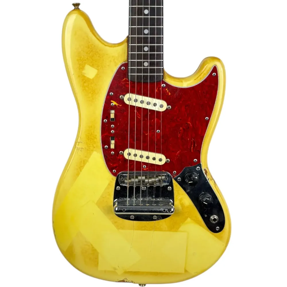 Fender Japan 69´ Reissue Mustang 1993-1994 - Винтидж Бял