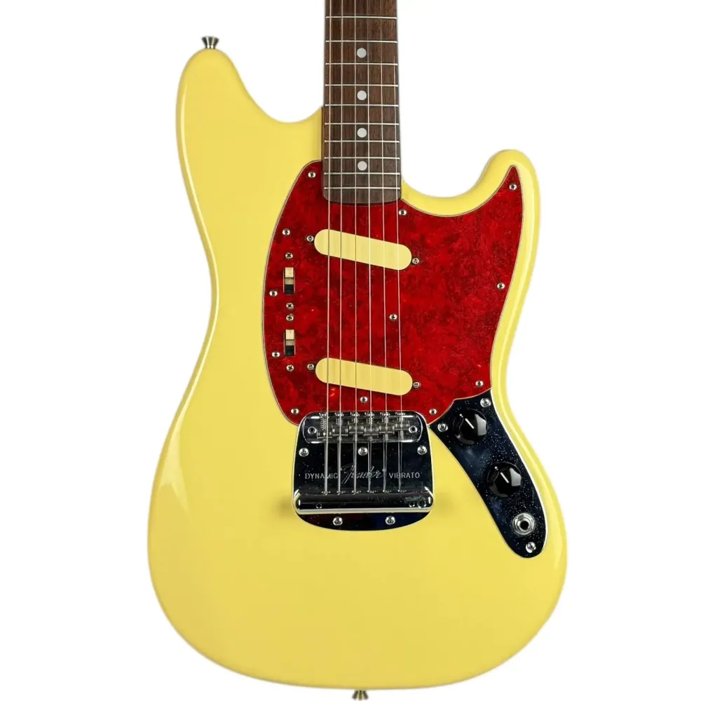 Fender Japan 69’ Reissue Mustang 1997-2000 - Винтидж Бяло