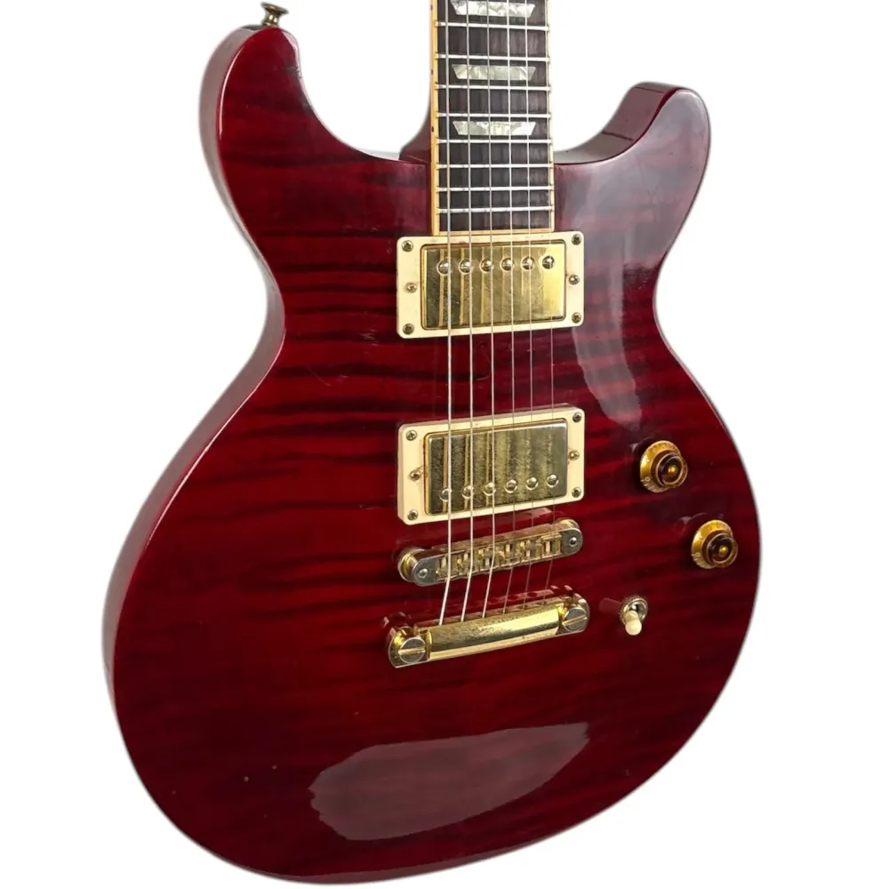 Gibson Les Paul Standard DC 2001 - Трансперантно червено