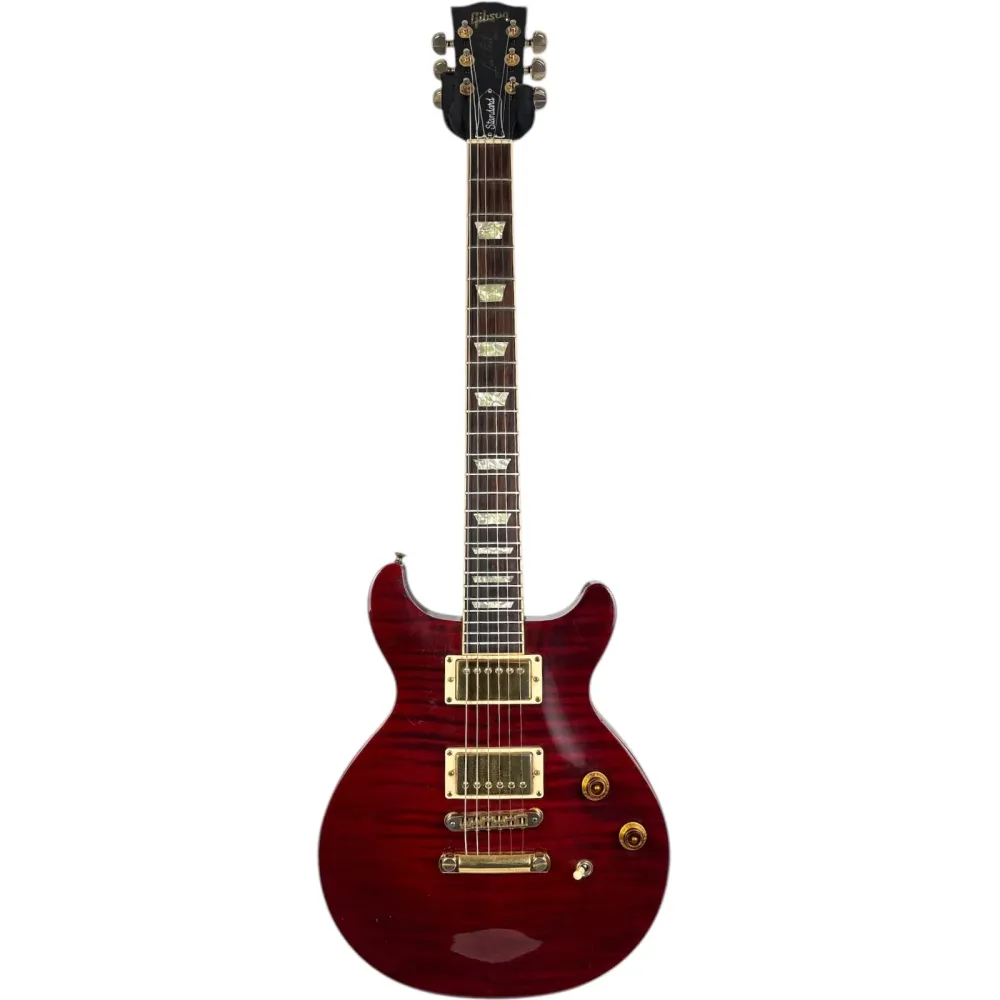 Gibson Les Paul Standard DC 2001 - Трансперантно червено