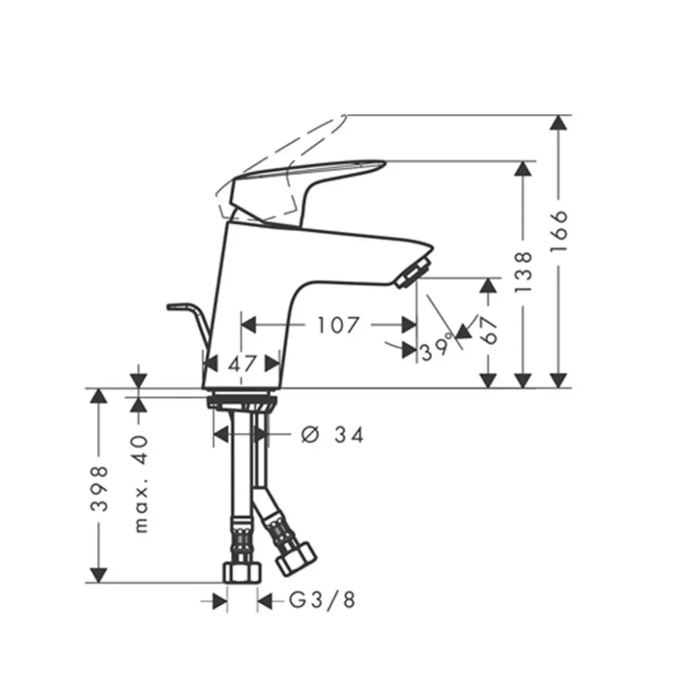 Hansgrohe Logis 70 за мивка