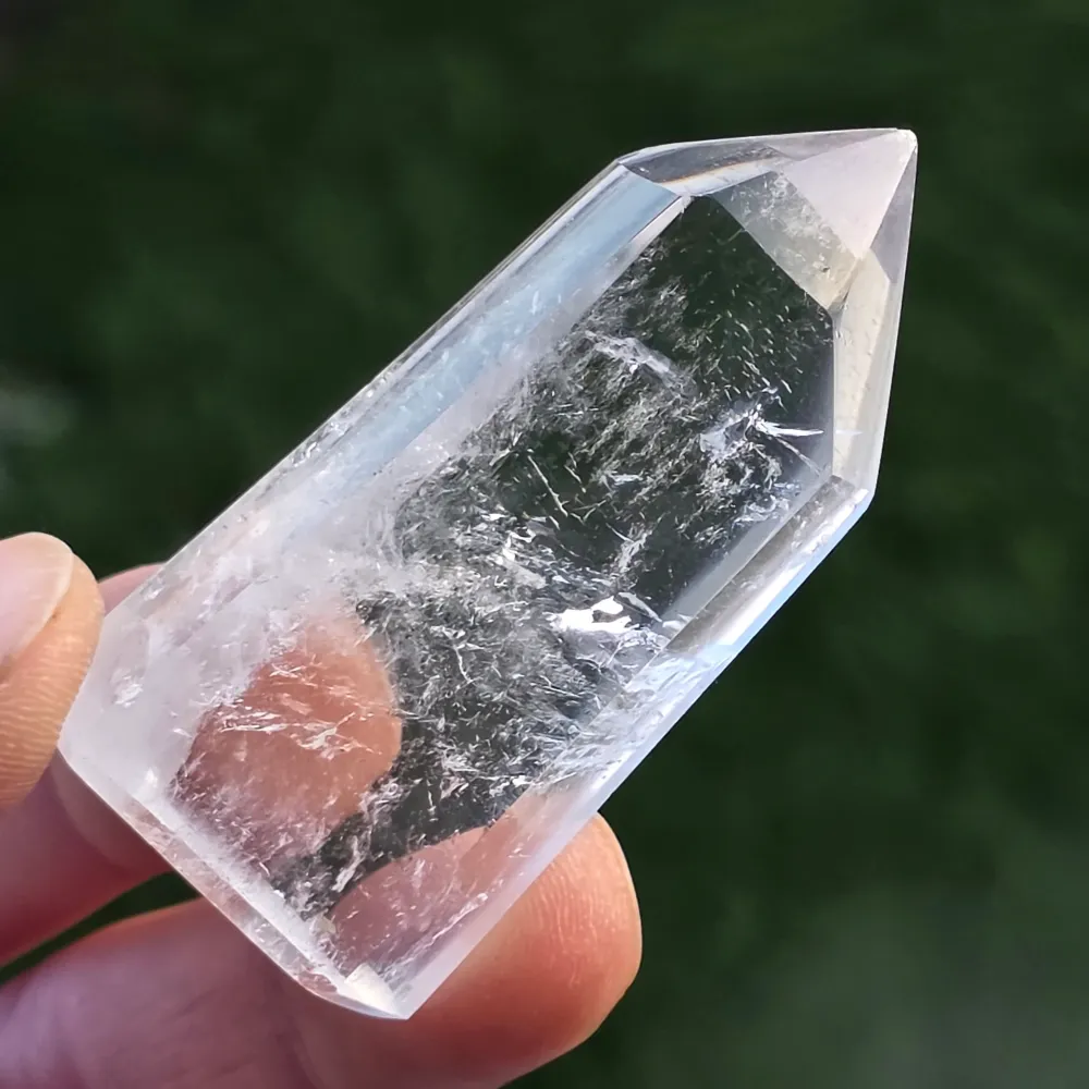 ICY m7 безцветен кристален скален кварцов генератор/ накрайник