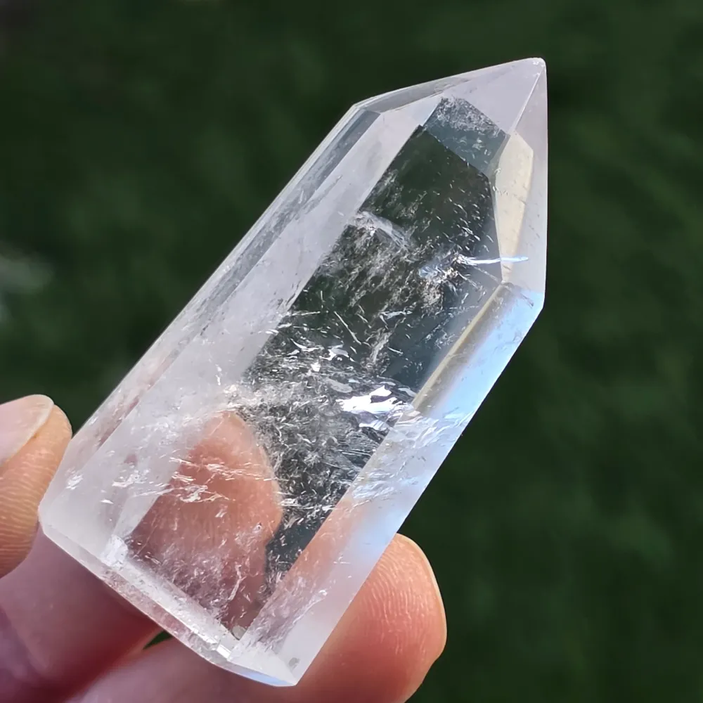 ICY m7 безцветен кристален скален кварцов генератор/ накрайник