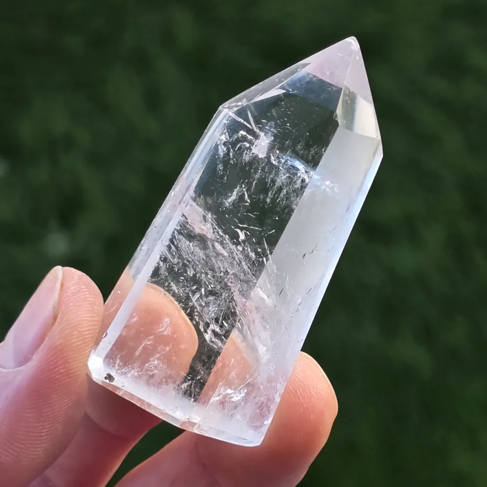 ICY m7 безцветен кристален скален кварцов генератор/ накрайник