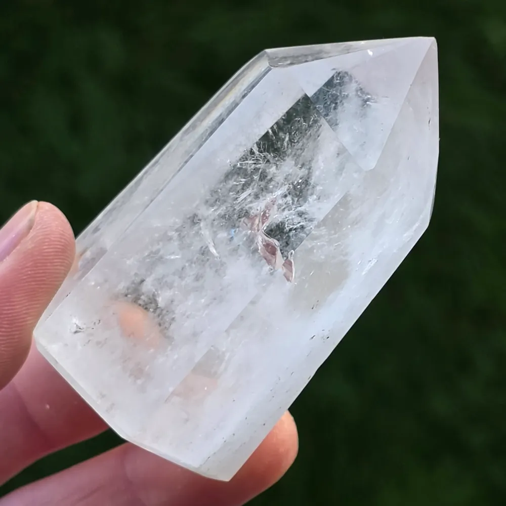 ICY 86 безцветен кристален скален кварцов генератор/ накрайник
