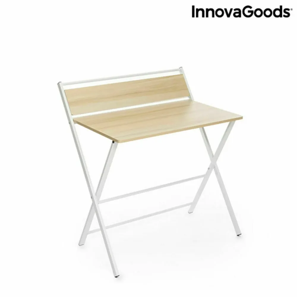Сгъваемо бюро с рафт InnovaGoods Tablezy Дървен (След ремонт )