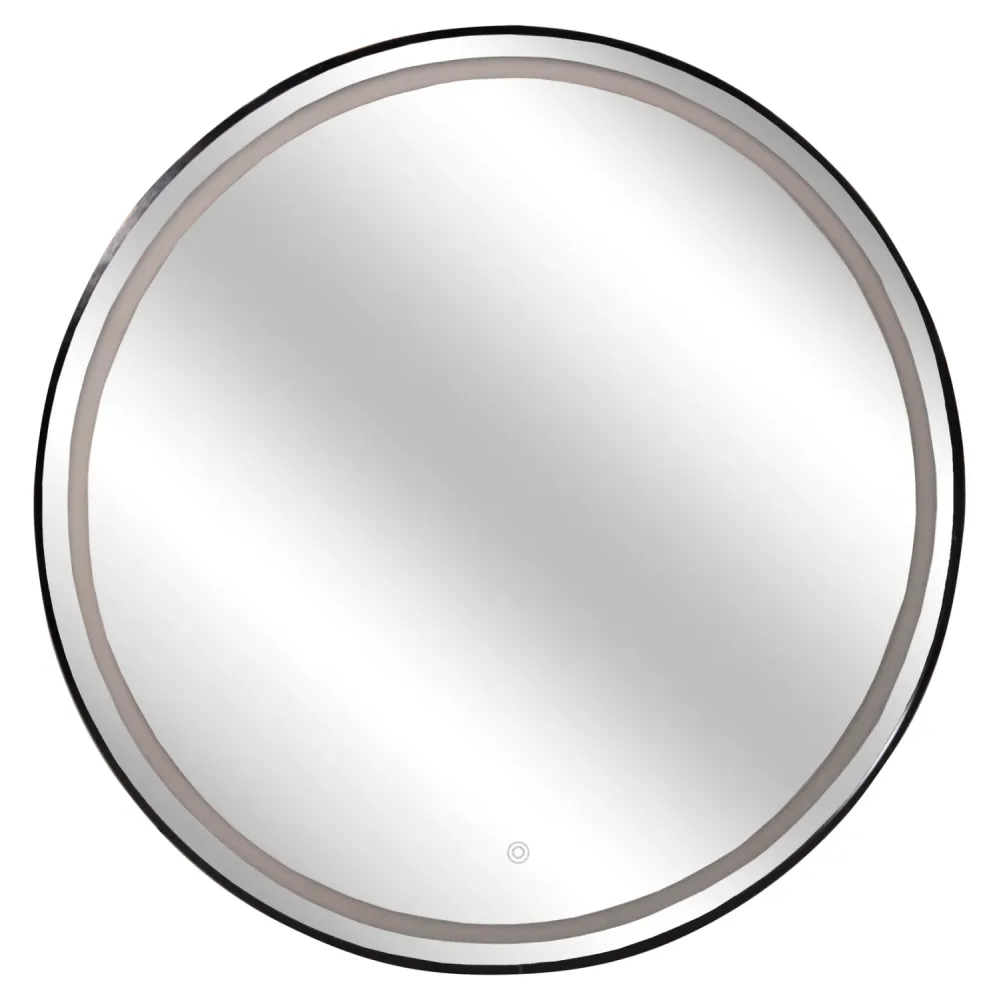Огледало с led осветление черен цвят