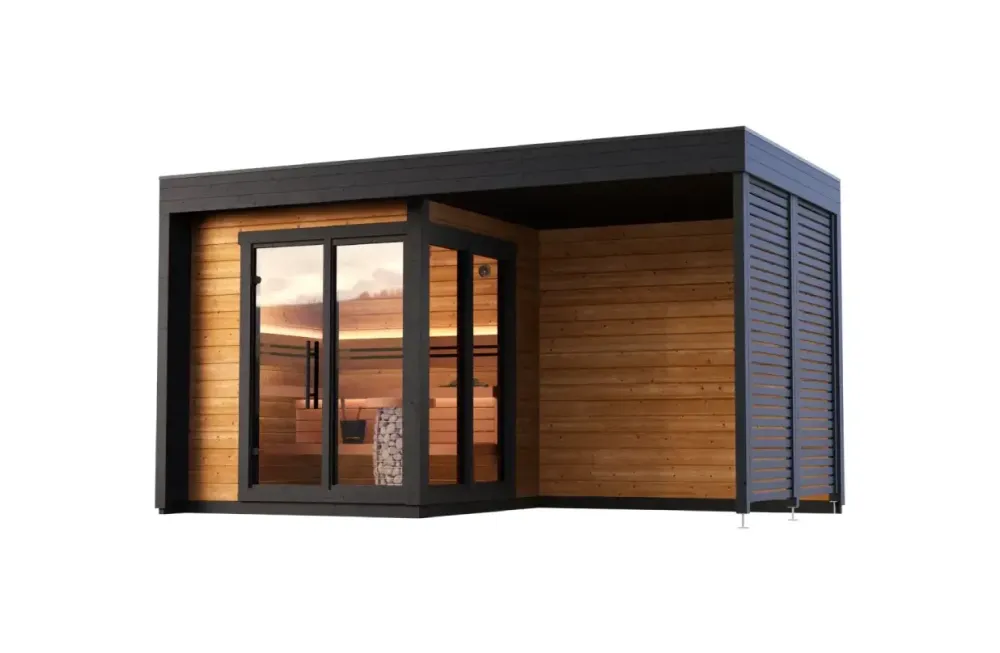 Leil® Patio S Plus - āra pirts 4 personām Bronze